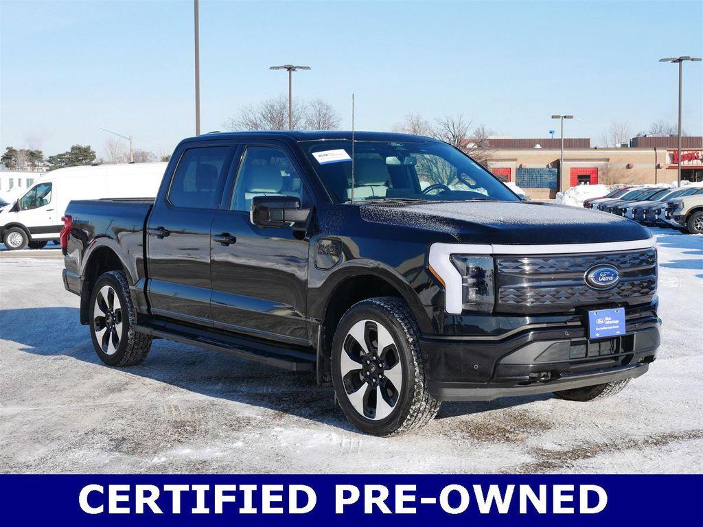 used 2022 Ford F-150 Lightning car, priced at $48,387