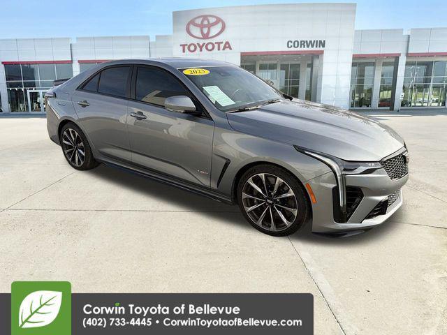 used 2023 Cadillac CT4-V car, priced at $56,900