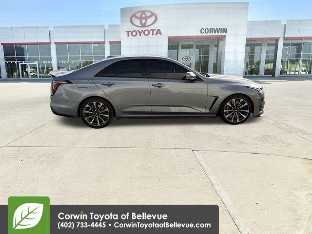 used 2023 Cadillac CT4-V car, priced at $56,900