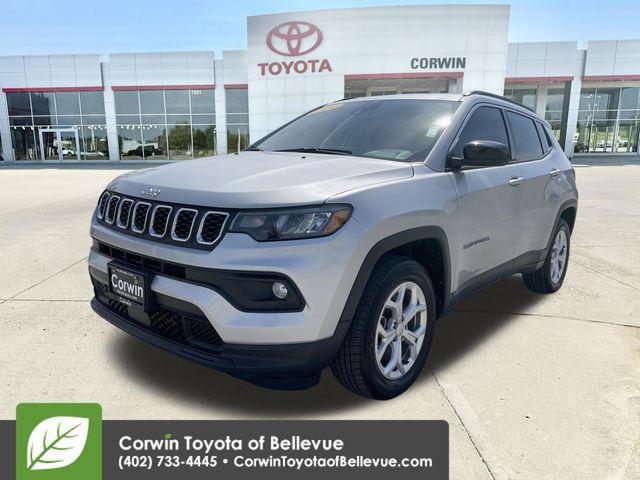 used 2024 Jeep Compass car, priced at $19,500