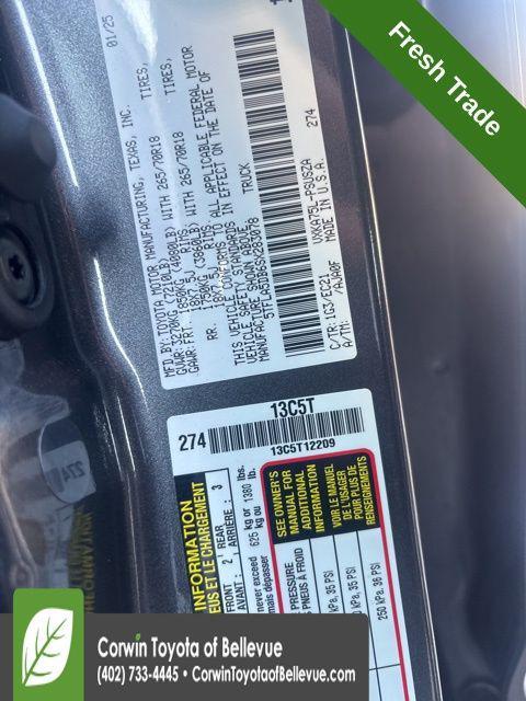 used 2025 Toyota Tundra car, priced at $45,300