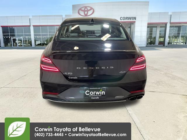 used 2022 Genesis G70 car, priced at $24,500