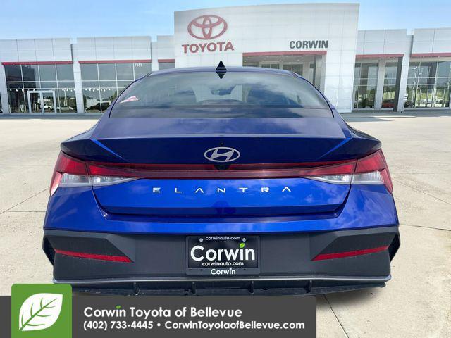 used 2024 Hyundai Elantra car, priced at $18,500