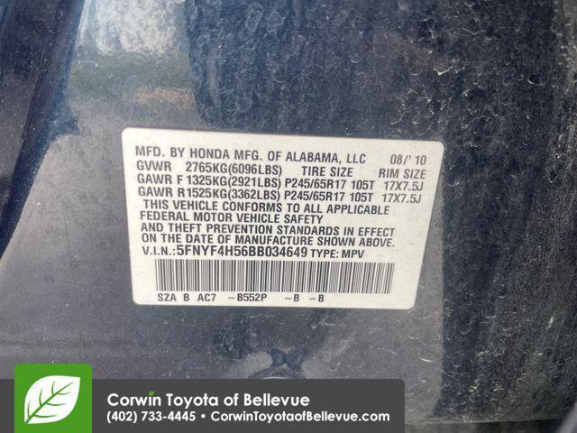 used 2011 Honda Pilot car, priced at $5,800