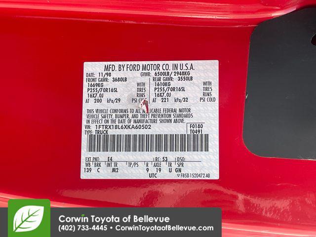 used 1999 Ford F-150 car, priced at $14,700