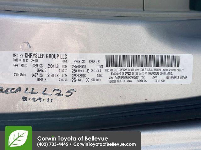 used 2010 Chrysler Town & Country car, priced at $5,000