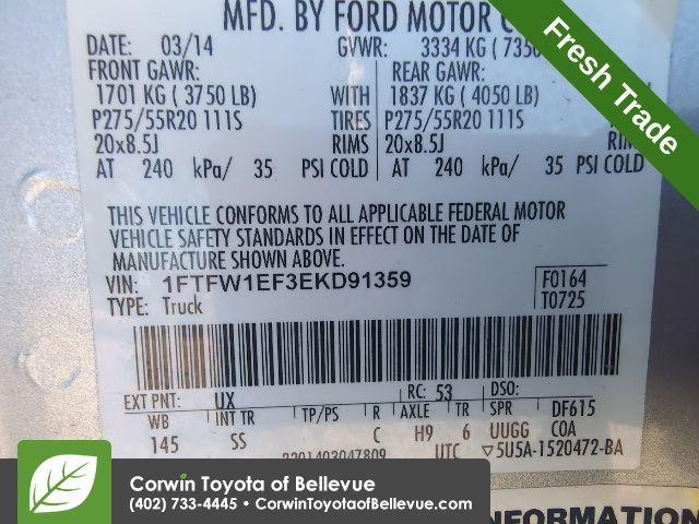 used 2014 Ford F-150 car, priced at $17,300