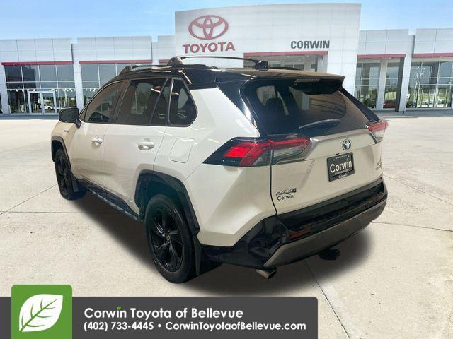 used 2021 Toyota RAV4 Hybrid car, priced at $14,000
