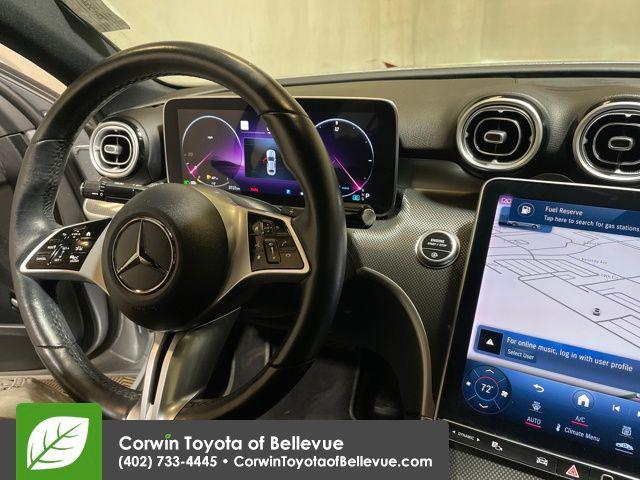 used 2022 Mercedes-Benz C-Class car, priced at $30,000
