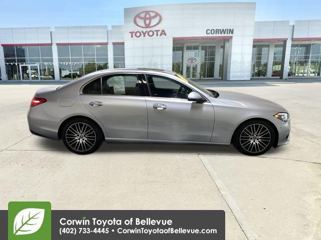 used 2022 Mercedes-Benz C-Class car, priced at $30,000