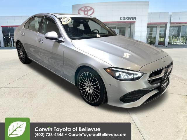 used 2022 Mercedes-Benz C-Class car, priced at $30,000