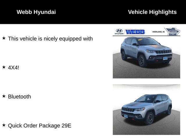 used 2024 Jeep Compass car, priced at $21,462