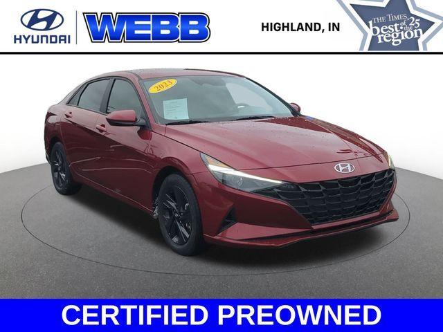 used 2023 Hyundai Elantra car, priced at $17,750