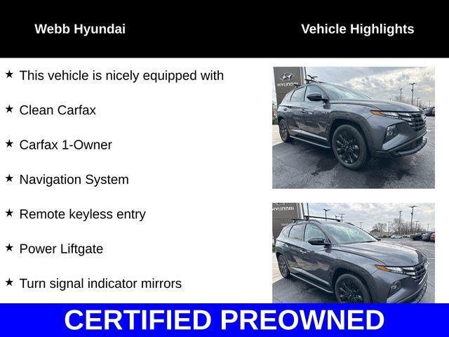 used 2023 Hyundai Tucson car, priced at $24,251