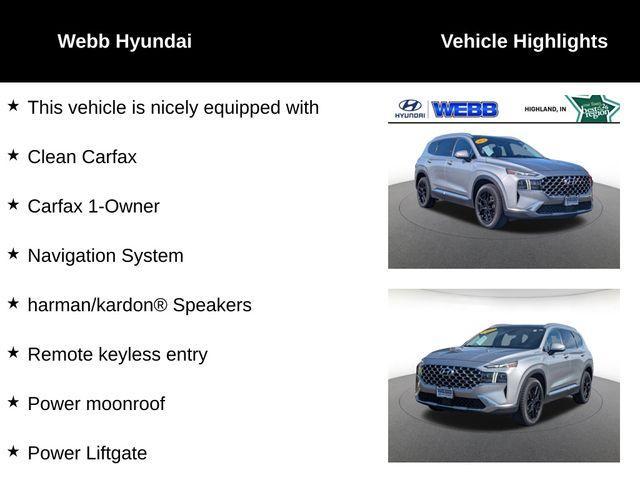 used 2022 Hyundai Santa Fe car, priced at $22,619