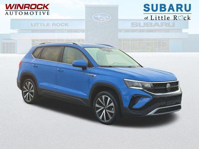 used 2023 Volkswagen Taos car, priced at $18,495