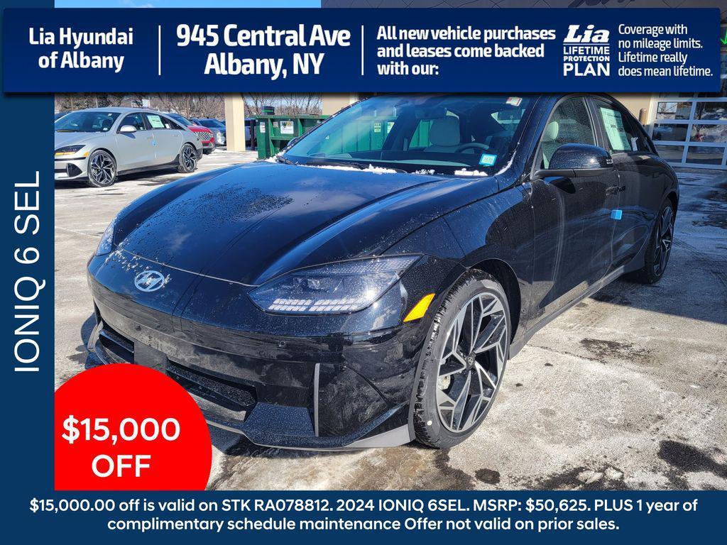 new 2024 Hyundai IONIQ 6 car, priced at $35,625