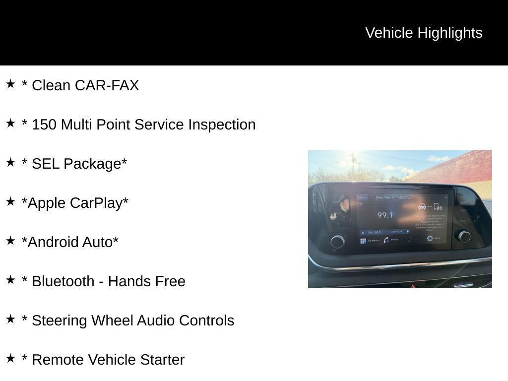 used 2020 Hyundai Sonata car, priced at $17,500