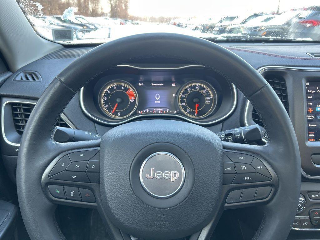 used 2022 Jeep Cherokee car, priced at $19,900