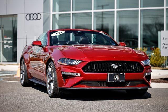 used 2021 Ford Mustang car, priced at $35,490