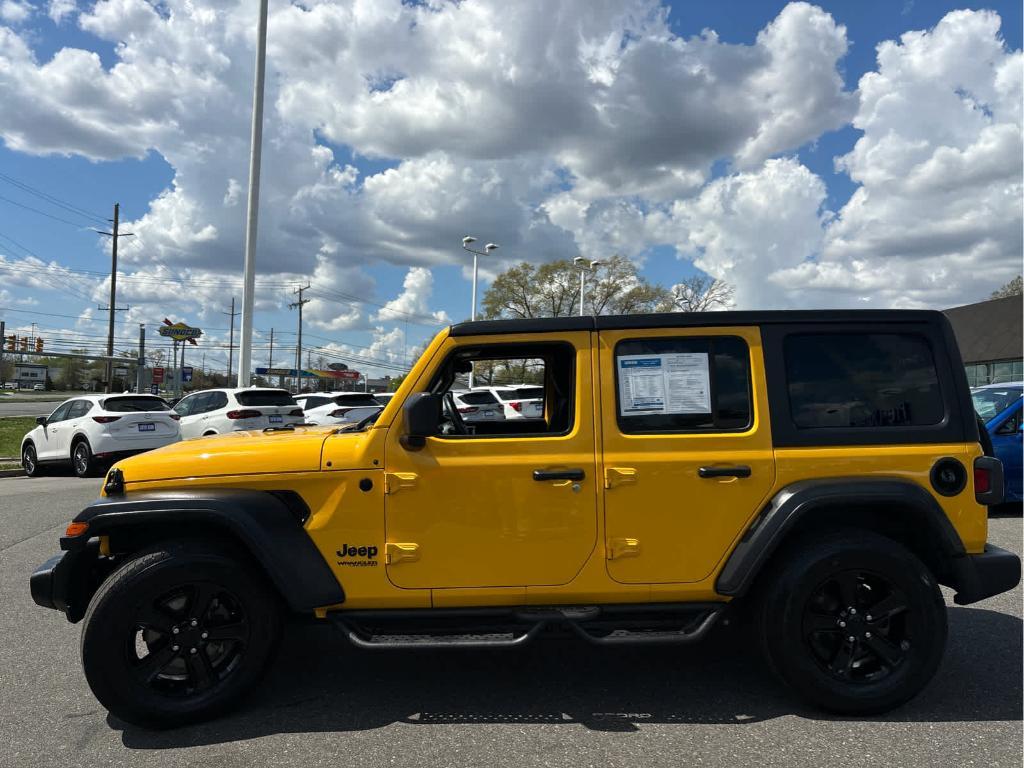 used 2021 Jeep Wrangler Unlimited car, priced at $33,995