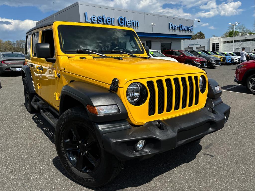 used 2021 Jeep Wrangler Unlimited car, priced at $33,995