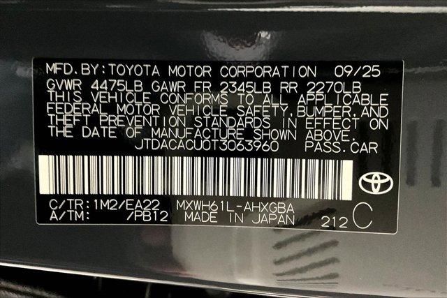 new 2026 Toyota Prius Plug-In Hybrid car, priced at $40,424