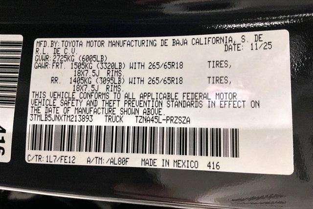 new 2026 Toyota Tacoma car, priced at $47,333