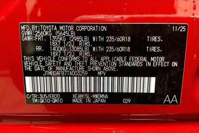 new 2026 Toyota bZ car, priced at $43,418