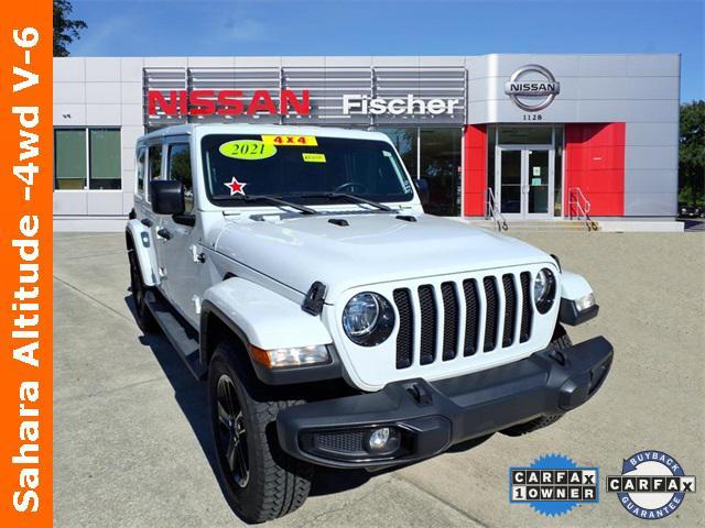 used 2021 Jeep Wrangler Unlimited car, priced at $30,498
