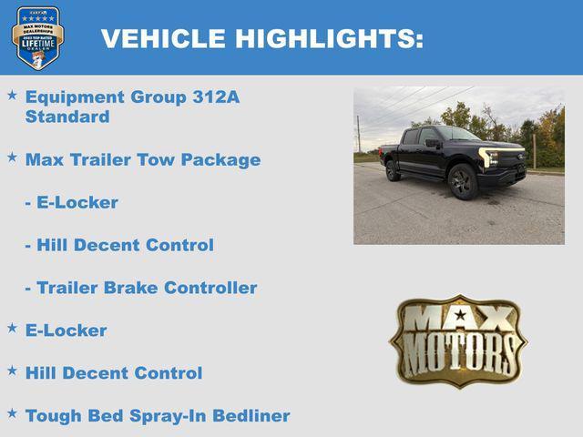 new 2025 Ford F-150 Lightning car, priced at $63,865