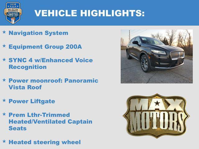 used 2021 Lincoln Nautilus car, priced at $29,980