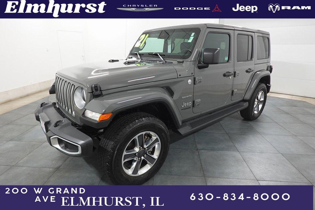 used 2021 Jeep Wrangler Unlimited car, priced at $29,036