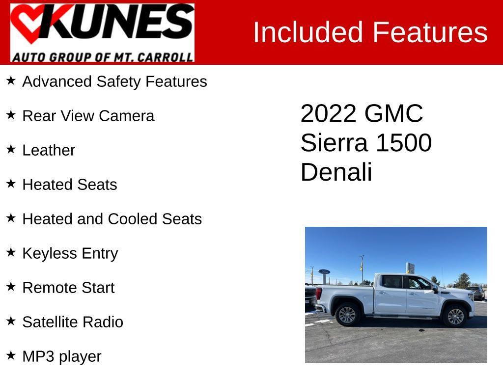 used 2022 GMC Sierra 1500 car, priced at $44,959
