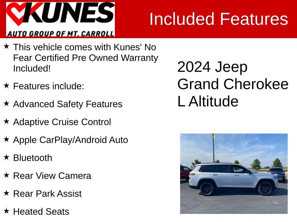 used 2024 Jeep Grand Cherokee L car, priced at $27,070