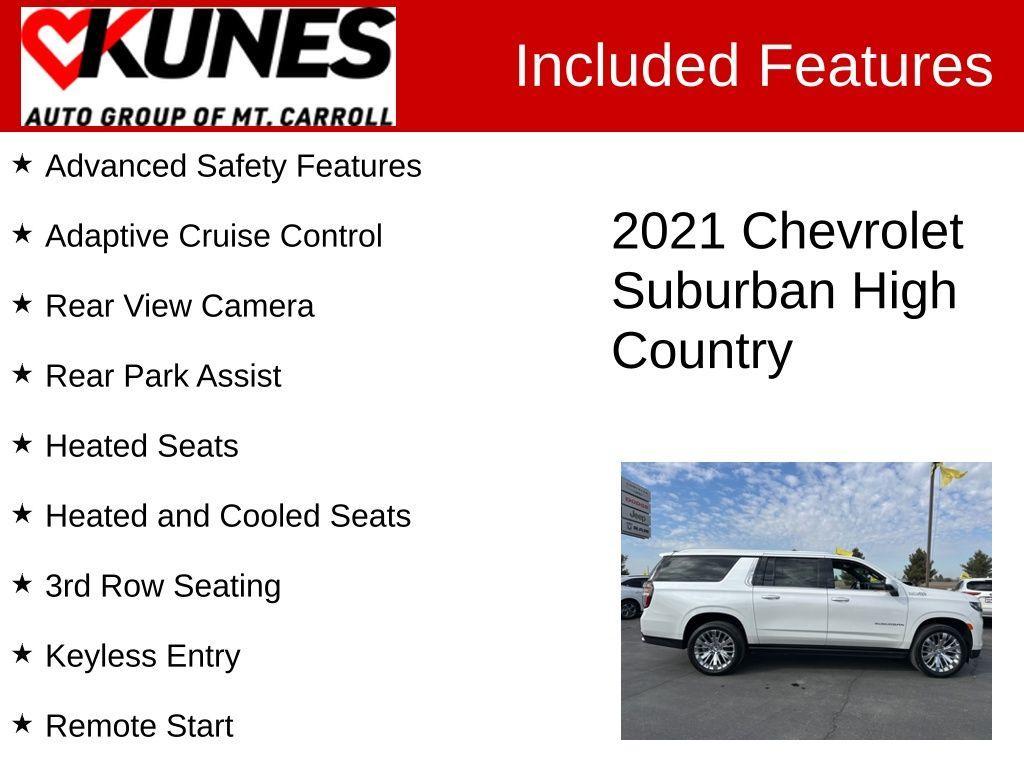 used 2021 Chevrolet Suburban car, priced at $44,775