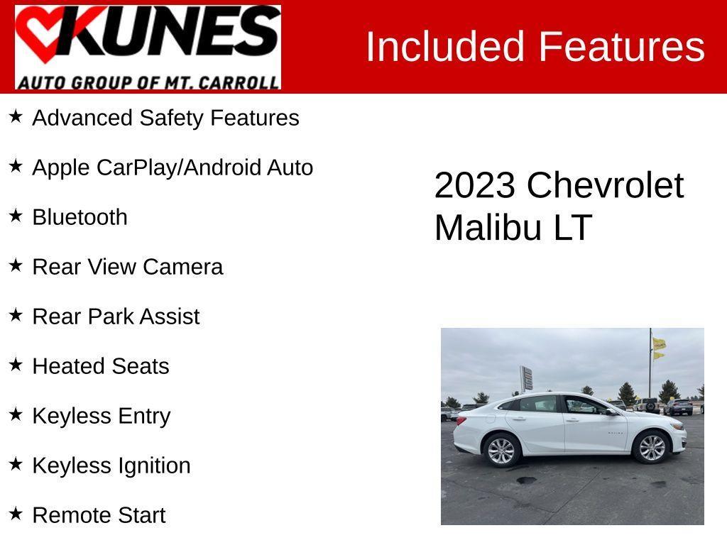 used 2023 Chevrolet Malibu car, priced at $17,485