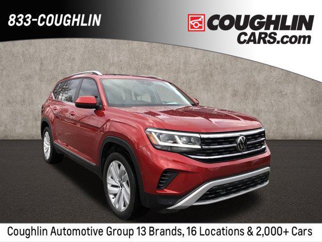 used 2021 Volkswagen Atlas car, priced at $21,319