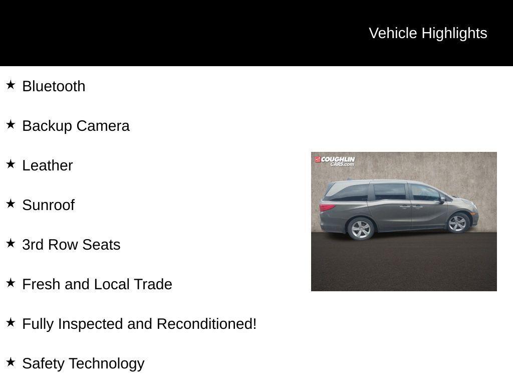 used 2018 Honda Odyssey car, priced at $17,793