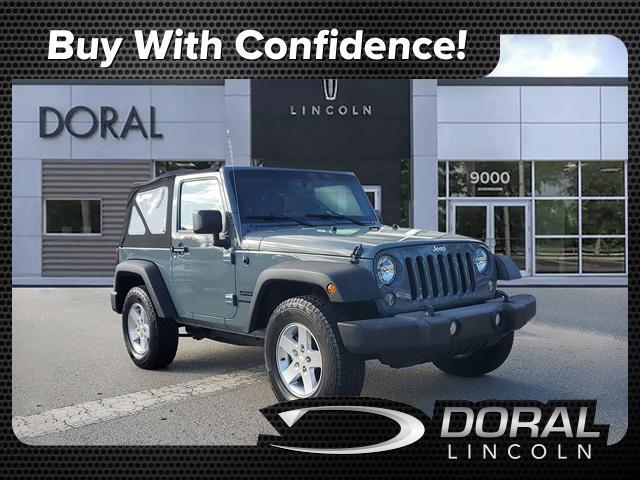 used 2015 Jeep Wrangler car, priced at $13,590