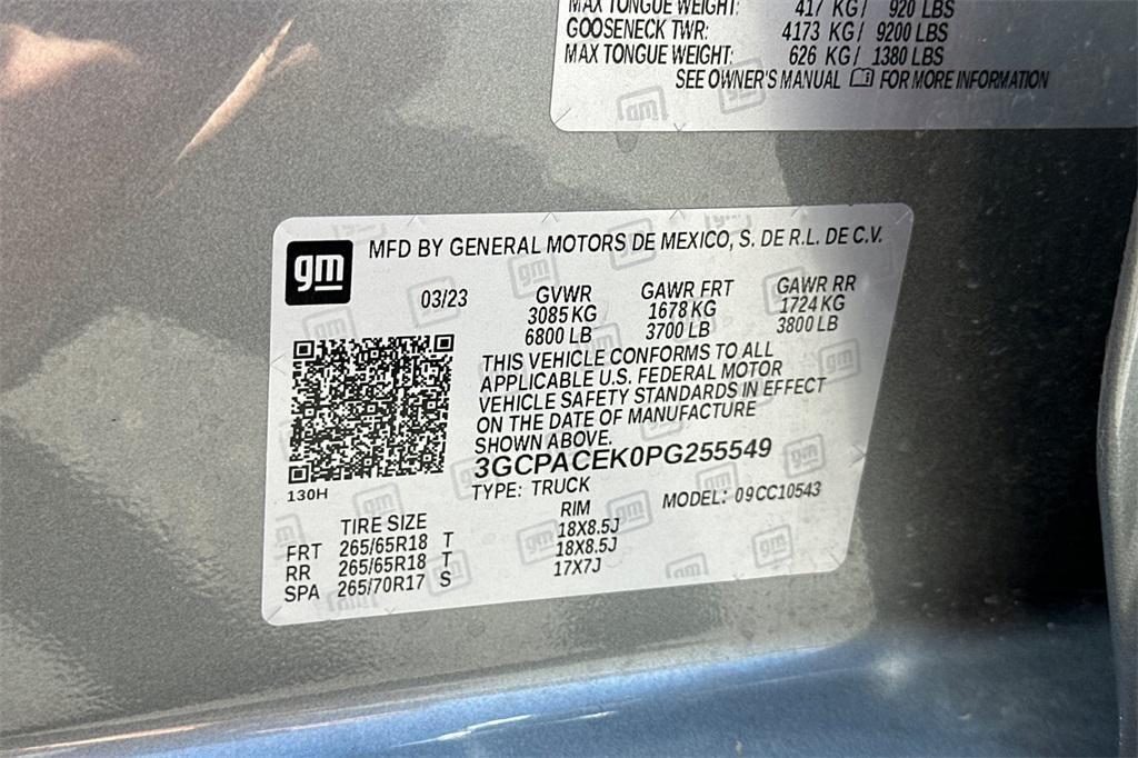 2023 Sterling Gray Metallic Chevrolet Silverado 1500