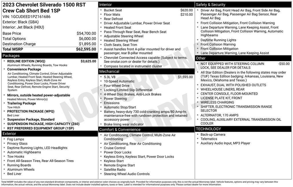 used 2023 Chevrolet Silverado 1500 car, priced at $46,991