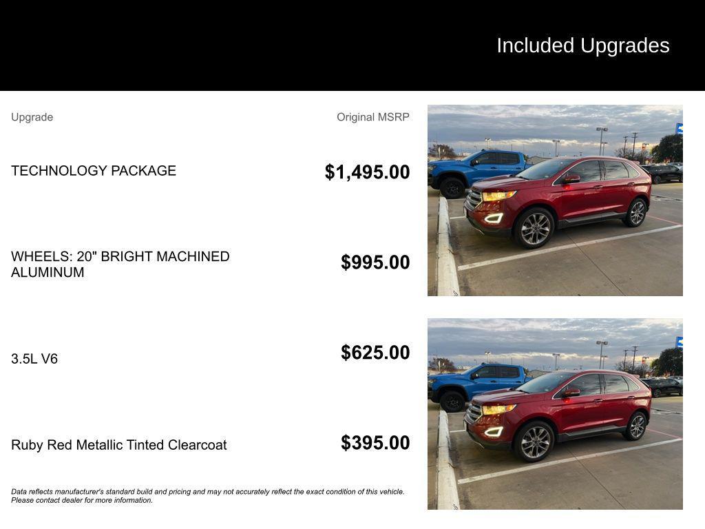 used 2017 Ford Edge car, priced at $11,991