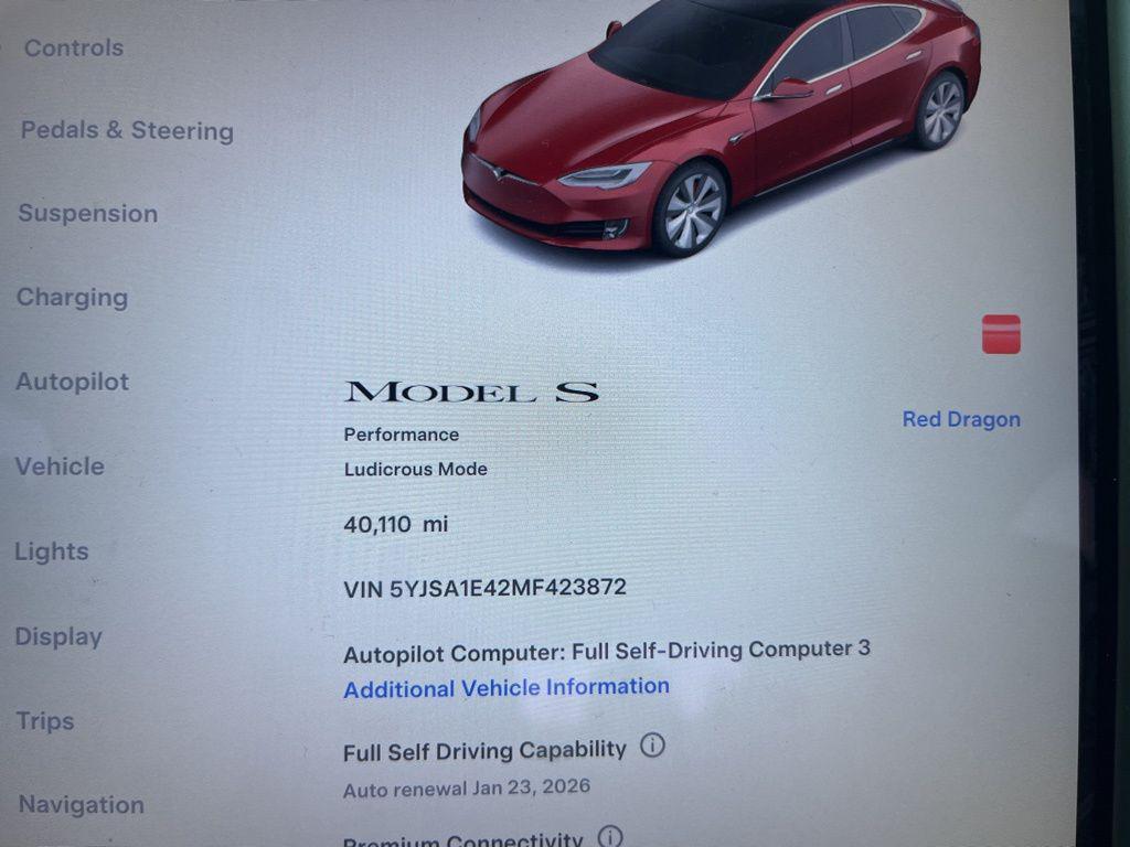 used 2021 Tesla Model S car, priced at $37,991