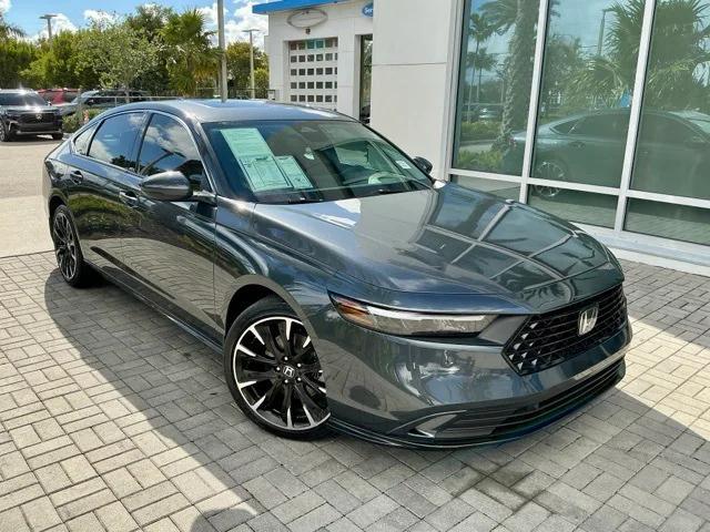 used 2023 Honda Accord Hybrid car, priced at $23,182