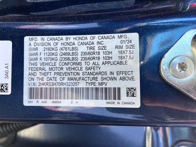 used 2024 Honda CR-V car, priced at $29,728