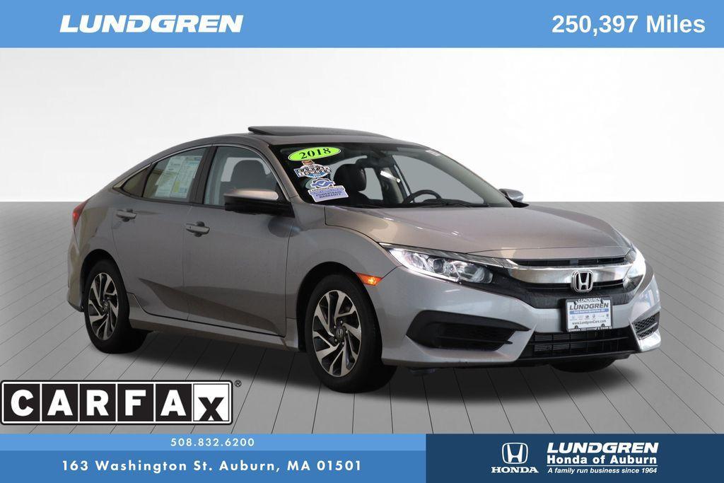 used 2018 Honda Civic car, priced at $9,497