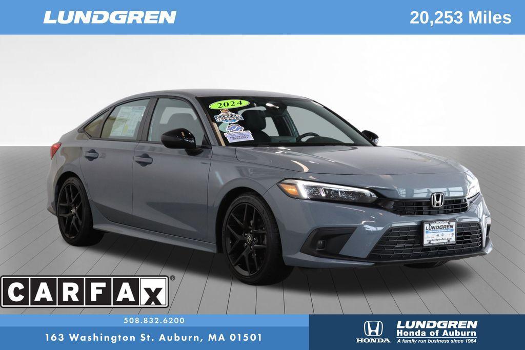 used 2024 Honda Civic car, priced at $23,341