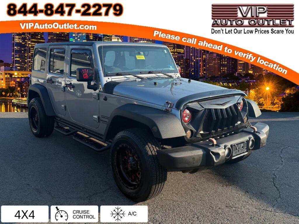 used 2016 Jeep Wrangler Unlimited car, priced at $14,299