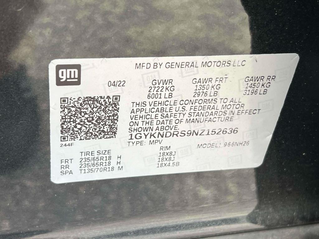 used 2022 Cadillac XT5 car, priced at $30,900